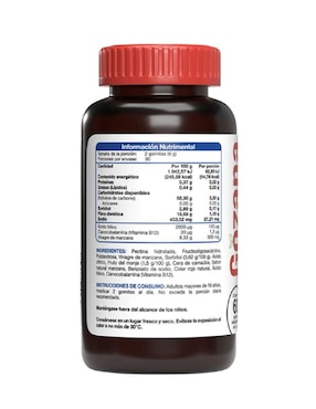 Gozana Cmd con Vinagre de manzana, Ácido Fólico y Vitamina B12 sabor manzana