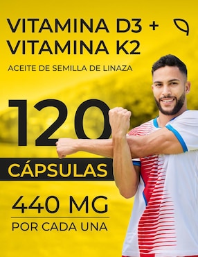 Deka 32 Vito - Vitaminas Totales con vitamina d3 + k2, aceite de semilla de linaza de 120 cápsulas