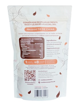 Monk Fruit Terraria con vitaminas y minerales sabor natural de 50 g