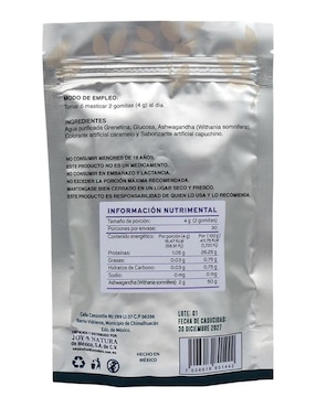 Gomitas de Ashwagandha Joy Natura sabor capuccino de 60 gomitas