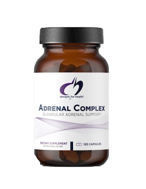 Adrenal Designs For Health con vitaminas y minerales de 120 cápsulas