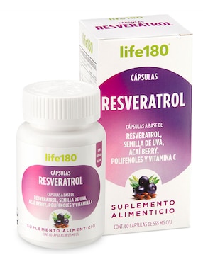 Resveratrol Life 180 de 60 cápsulas