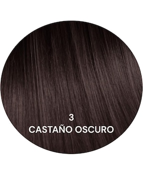 Tinte para cabello SeaColor Phytoblue tono 3 castaño obscuro