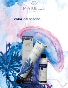 Tinte para cabello SeaColor Phytoblue tono 7 rubio medio