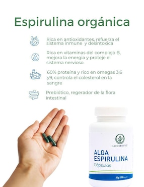 Alga Espirulina Hadosbiotec