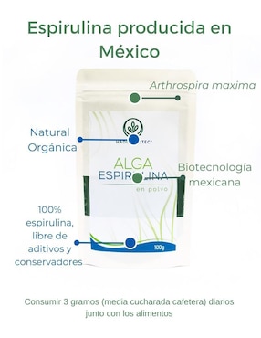 Alga Espirulina Hadosbiotec