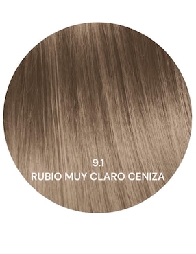 Tinte para cabello Phytoblue tono 9.1 rubio muy claro cenizo