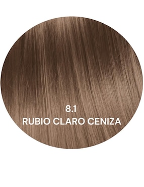Tinte para cabello SeaColor Phytoblue tono 8.1 rubio claro cenizo