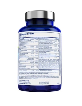 Suplemento Cerebral Multivitamínico Focus Factor con vitaminas y minerales sabor amargo de 180 tabletas