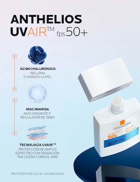 Protector solar FPS 50 UV Air La Roche Posay Anthelios 40 ml