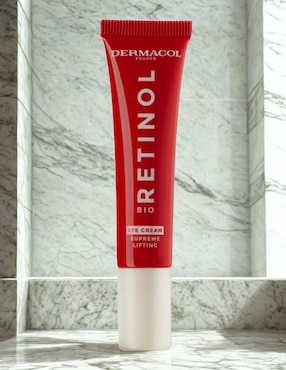 Crema para contorno de ojos recomendada para prevenir signos de la edad de día y noche Dermacol Bio Retinol para todo tipo piel