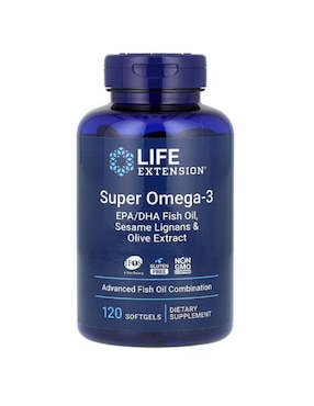 Omega 3 Life Extension de 120 cápsulas