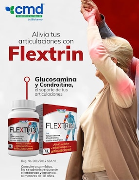 Tabletas para desinflamar y aliviar dolor intenso Flextrin