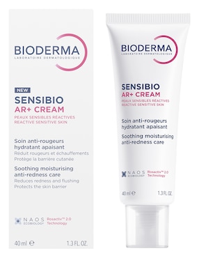 Crema facial recomendada para calmar la piel de día y noche Sensibio Ar+ Bioderma para piel sensible