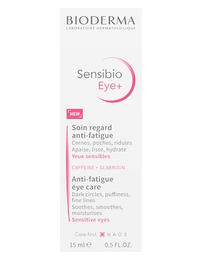 Crema para contorno de ojos recomendada para bolsas y ojeras día y noche Bioderma para piel sensible