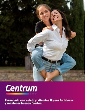 Multivitamínico suplemento alimenticio Centrum tabletas para mujer