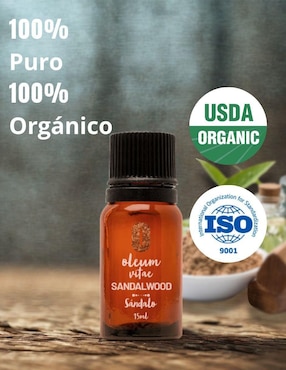 Aceite esencial Oleum Vitae de sándalo 15 ml
