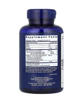 Super Omega 3 Life Extension de 240 cápsulas