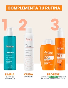 Protector solar FPS 50 Texture Innovation 100% invisible Avène Eau Thermale 200 ml