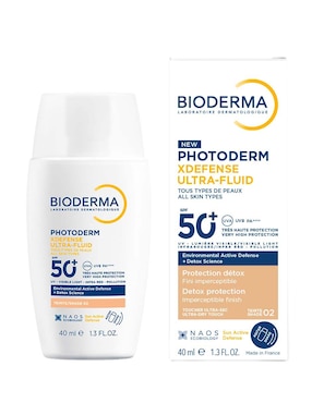 Protector solar FPS 50 Photoderm XDefense tono claro 02 Bioderma Photoderm 40 ml