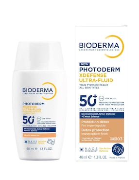 Protector solar FPS 50 Photoderm XDefense Dorado 03 Bioderma Photoderm 40 ml