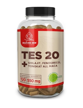 Tes 20+ Super Premium Raíces Zen con maca de 120 cápsulas