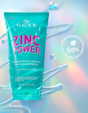 Limpiador facial Gel Purificante Nuxe Zinc Power para purificar