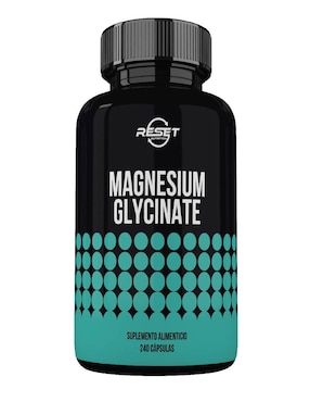 Reset Nutrition Magnesio Glicinato 400 mg – Sueño Profundo, Relajación y Alivio de Calambres Musculares Reset Nutrition con glicinato de magnesio