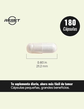 Reset Nutrition NAC 600 mg – Desintoxicación Hepática, Antioxidante Celular y Apoyo Mental Natural Reset Nutrition con n-acetyl cysteine