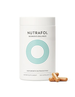 Suplemento para el crecimiento del cabello para mujeres Nutrafol con biotina, vitamina e de 120 cápsulas