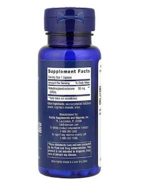 DHEA Life Extension de 60 cápsulas