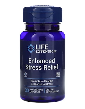 Enhanced Stress Life Extension con l-teanina de 30 cápsulas