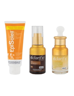 Kit tratamiento facial Episoleil Fps45 + Eclarifie Xl + Eclarifie Vitamina C reparador Episoleil Epidermique