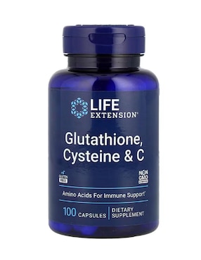 Glutation Life Extension con glutatión de 100 cápsulas