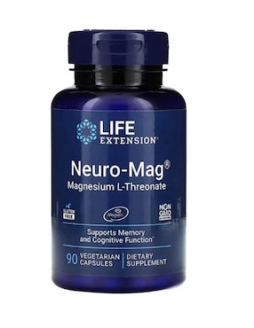 Neuro Mag Life Extension con magnesio de 90 cápsulas