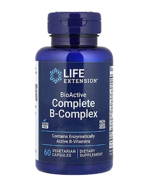 Complejo B Life Extension con vitaminas y minerales de 60 cápsulas