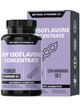 Soy Isoflavone Concentrate Isoflavonas Arándano Aguaje Beyond Vitamins de 60 cápsulas