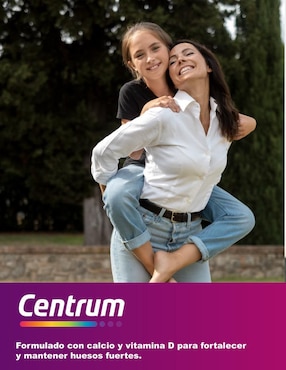 Multivitamínico suplemento alimenticio Centrum tabletas para mujer