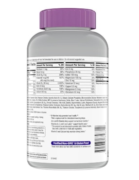 Silver 50+ vitamina Centrum tabletas para mujer