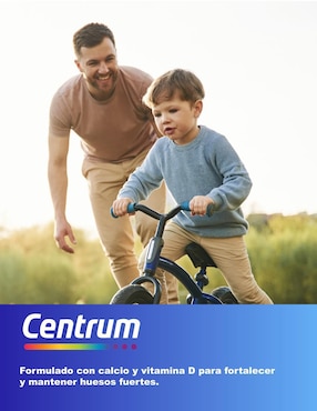 Multivitamínico suplemento alimenticio Centrum tabletas para hombre
