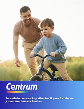 Multivitamínico suplemento alimenticio Centrum tabletas para hombre