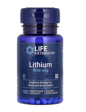 Litio Life Extension con vitaminas y minerales de 100 cápsulas
