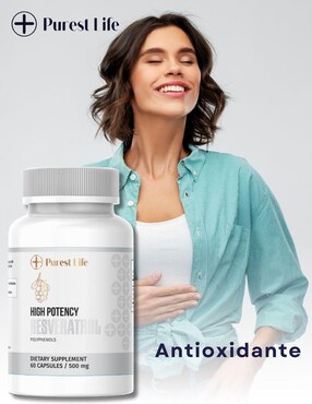 Resveratrol Fit Nutrition sabor natural de 60 cápsulas