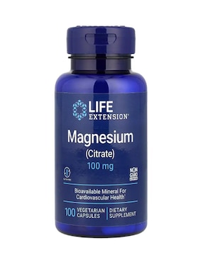 Magnesio (citrato) Life Extension con magnesio de 100 cápsulas