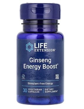 Ginseng Life Extension de 30 cápsulas