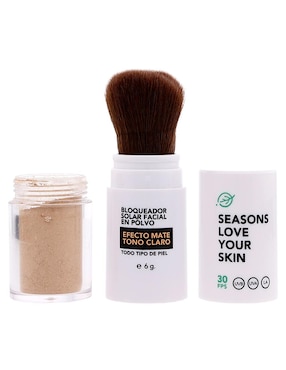 Bloqueador solar FPS 30 Bloqueador Solar Facial en Polvo Seasons Solares 6 g