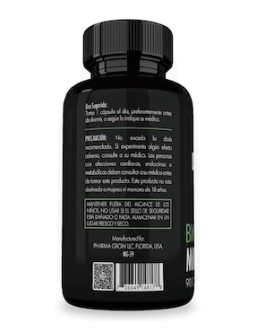Minoxidil 2.5% + biotina 2.5% – suplemento oral para crecimiento, fortalecimiento y anticaída del cabello Pharma Grow de 90 cápsulas
