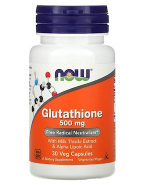 Glutatión Now Foods de 30 cápsulas