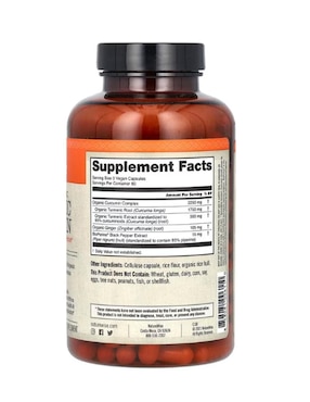 Turmeric Nature Wise con cúrcuma de 180 cápsulas