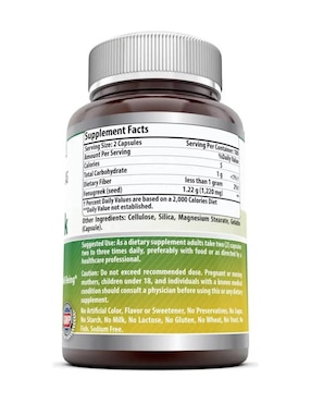 Amazing Formulas Fenugreek 610 mg – Regulación de Azúcar en Sangre, Lactancia, Salud Digestiva y Cardiovascular Amazing Nutrition con fenogreco ( trigonella foenum-graecum) de 360 cápsulas